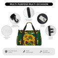 thumbnail image 4 of Honeii Sunflowers in Bucket Print Gym Bag,Carry on Weekender Overnight Bag, Travel Duffel Bags, Personal Item Travel Bag,Tote Bag,Workout Dance Bag, 4 of 7