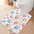 thumbnail image 2 of Yayeee Bath Rug for Bathroom Floor Non Slip Rectangle Fluffy Soft Absorbent Mat, 16"x24", Pastel Easter Pattern, 2 of 7