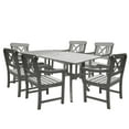 thumbnail image 4 of Vifah Renaissance Outdoor 7-piece Hand-scraped Wood Patio Dining Set, 4 of 5