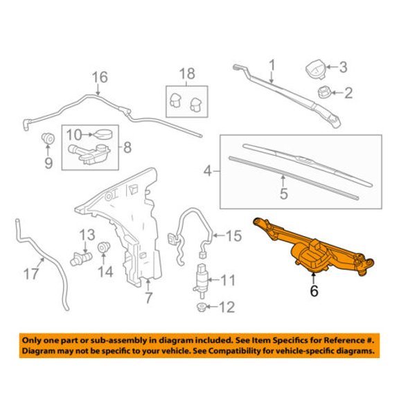 Cadillac GM OEM 14-15 CTS-Windshield Wiper Motor Transmission 22773541