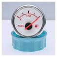 thumbnail image 3 of E-1/2-F Fuel Level Gauge With Red Backlight 0-190 Ohm Water Level Gauge 52mm Oil Fuel Gauge Meter For Boat Car RV Yacht 12V/24V ,Easy Setup, 3 of 7