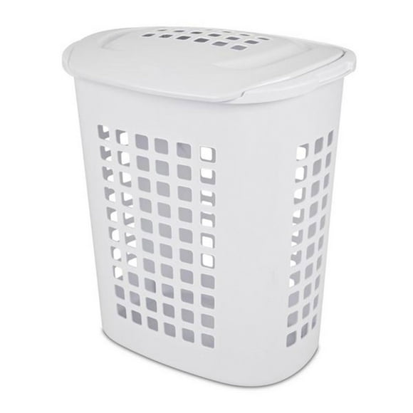 Sterilite Lift Top XL Laundry, 2.3 Bushel Clothes Hamper, 4 Pack