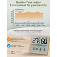 thumbnail image 5 of VOCOO Digital Magnetic Indoor Thermohygrometer with Air Comfort Indicators, 5 of 8