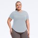 thumbnail image 1 of mfyjkho Tops Deportivos Para Mujer, Camisetas De Manga Corta Para Entrenamiento De Talla Grande Para Mujer Con Protección Solar, Conjuntos Modernos De Primavera Y Verano. Xxxxl, 1 of 5