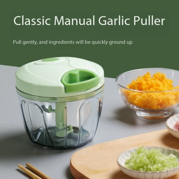 1pc Manual Garlic Press - Compact and Easy-to-Clean Garlic Mincer for Home Use