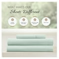 thumbnail image 4 of Double-Brushed Microfiber Twin XL Sheet Set 3 Piece – Oeko-TEX Certified Ultra Soft & Wrinkle-Free - 16" Deep Pocket Sheets - Easy Care Twin XL Size - Mint, 4 of 9