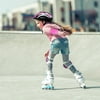Boys Girls Kids 7 Pieces Protective Gear Set, Kids Skating Helmet Knee & Elbow Pads, Set of 7, Pink