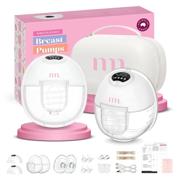 The Midwife Mumma Double Breast Pump with Case