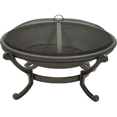 Bronze Cast Iron Large Round Fire Pit 23 Inch Walmart Com