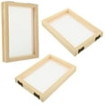 thumbnail image 1 of UPGRATOR 3Pcs Paper Making Frame Environmental Awareness DIY Paper Making Screen Pack Children Assorted Color, 1 of 8