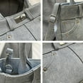 thumbnail image 6 of Retro Suede Tote Bag for Women Top Handle Bag Vegan Leather Shoulder Handbag Fashion Denim Crossbody Purse Fall, 6 of 7