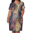 thumbnail image 3 of Vestido holgado con bolsillos Revelación del Orgullo Vestidos de mujer Ropa de verano Mono de verano para mujer, 3 of 7