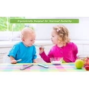 IYYI Baby Feeding Spoons, Baby Spoons Self Feeding, Infant Spoons for First Stage, Dishwasher Safe