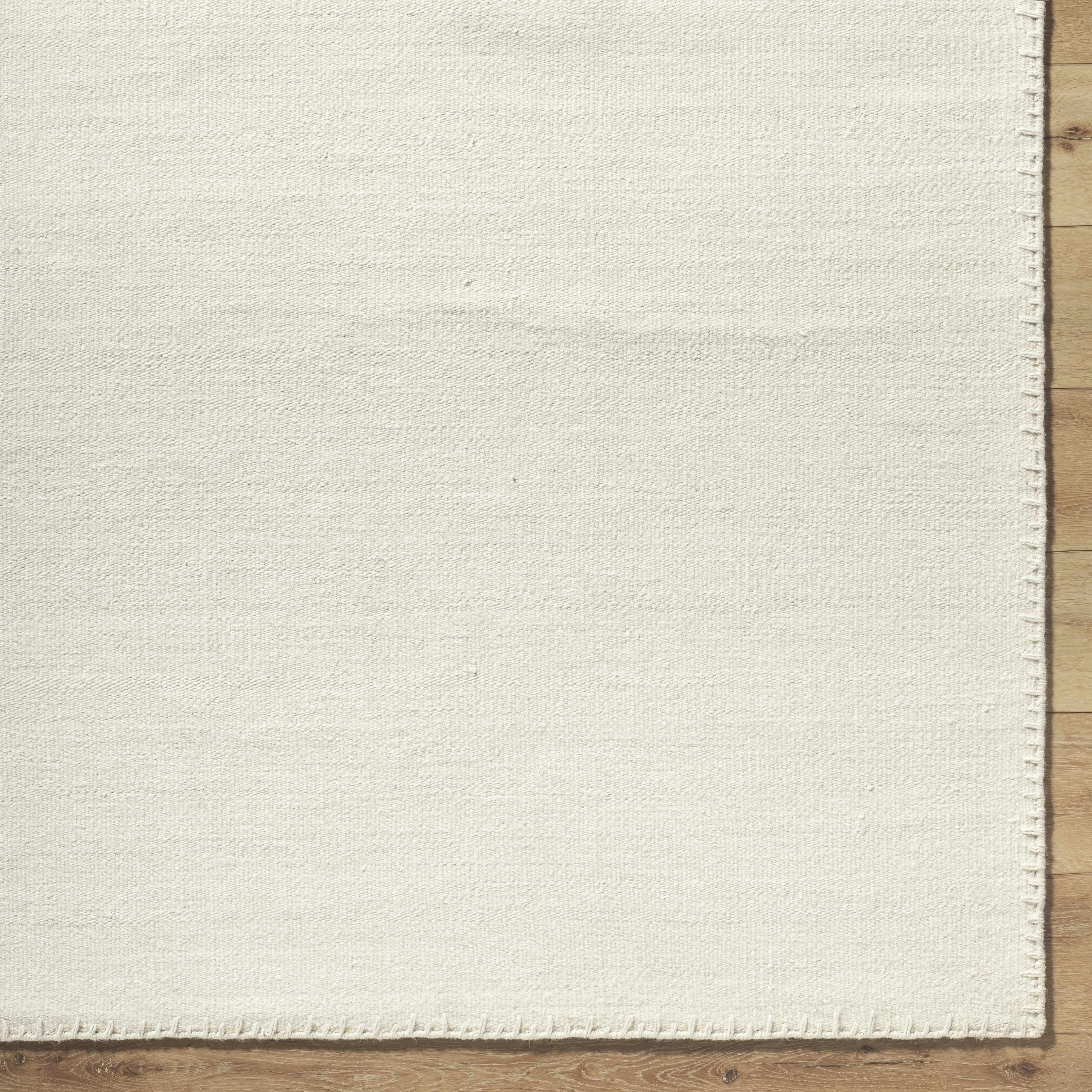 Hauteloom Ayumu Wool Living Room, Bedroom Area Rug - Bohemian, Transitional - Ivory, Cream, Ecru - 6' x 9'