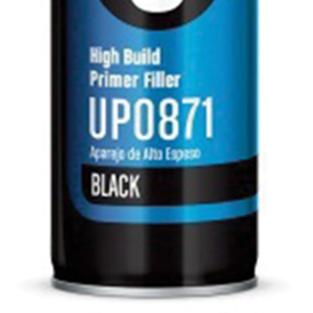 U Pol Products HIGH#5 UP0871 High Build Primer, 450 mL Aerosol Can, Black, 21.5 sq-ft Coverage