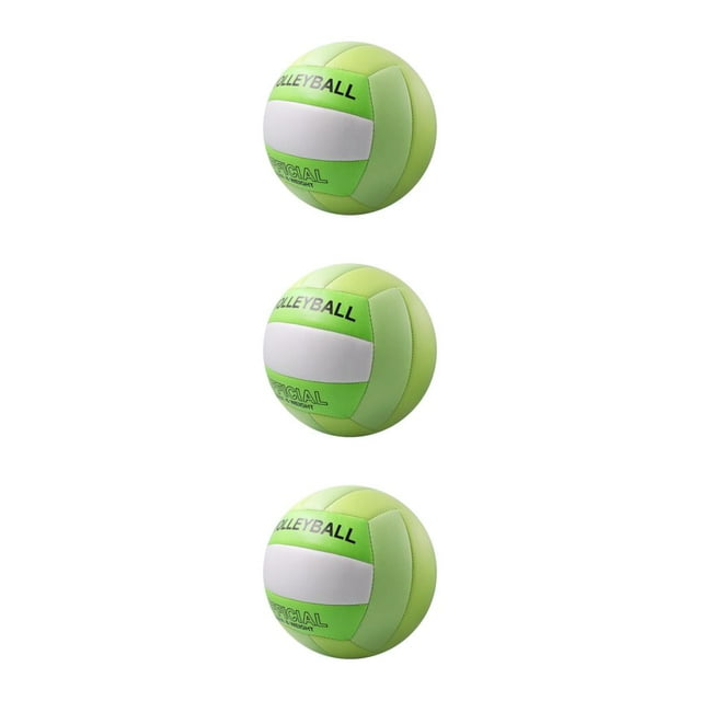 relayinert Performance Exceptionnelle avec Ballon de Volleyball d'Entraînement en PVC, Jeu et Match, Élastique, Vert 3Ensemble