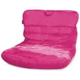 thumbnail image 2 of Posh Creations Laguna Lounger Bean Bag Chair, Kids, 3 ft, Pink, 2 of 3