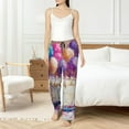 thumbnail image 4 of Kdxio Women's Comfy Stretch Colorful Balloon Cake Celebration Print Drawstring Pajama Pants-X-Large, 4 of 5