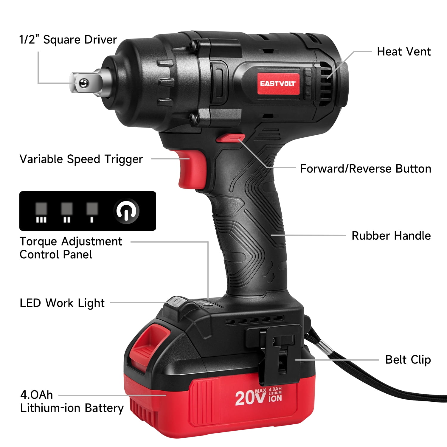 2 PCS Handheld 20V Cordless Brushless Impact Wrench Bolts Auto Repair  Lithium Battery 1/2in Chuck Variable Speed Charger - AliExpress