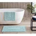 thumbnail image 1 of Juego de alfombras de baño Eddie Bauer, algodón con mechones suaves, 2 piezas, 1 of 1