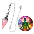 thumbnail image 3 of tredstone Crystal Pendulum Natural Stone Pendulums Pendant for Divination Dowsing, 3 of 9