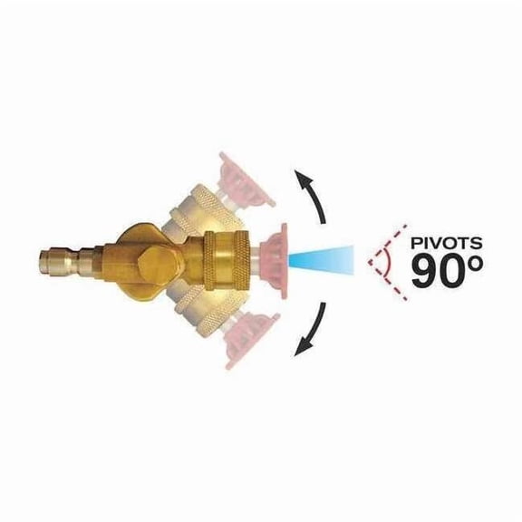 A.R. Blue Clean Connect Coupler,4000 psi Max. Pressure AL-QC1/4PIVOT