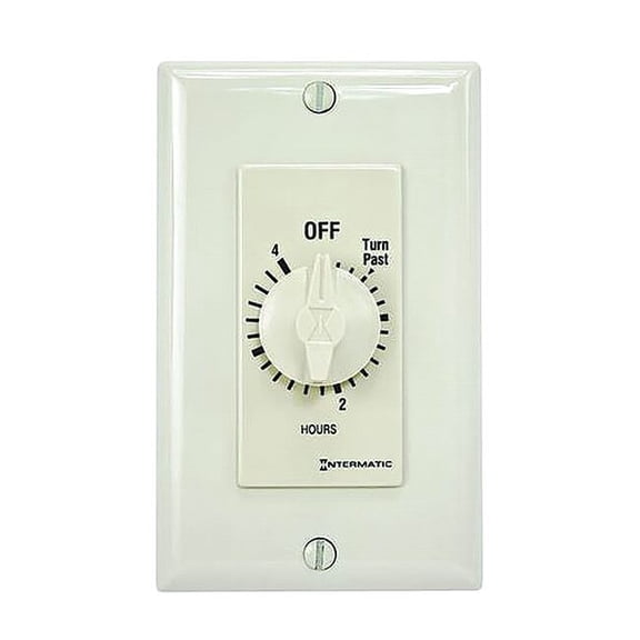 Intermatic Spring-Wound Timer, Ivory, 277V AC FD34H