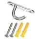 thumbnail image 1 of 4 pcs ganchos de techo 304 acero inoxidable 60x20mm for colgarlas de candelabros colgantes, 1 of 5