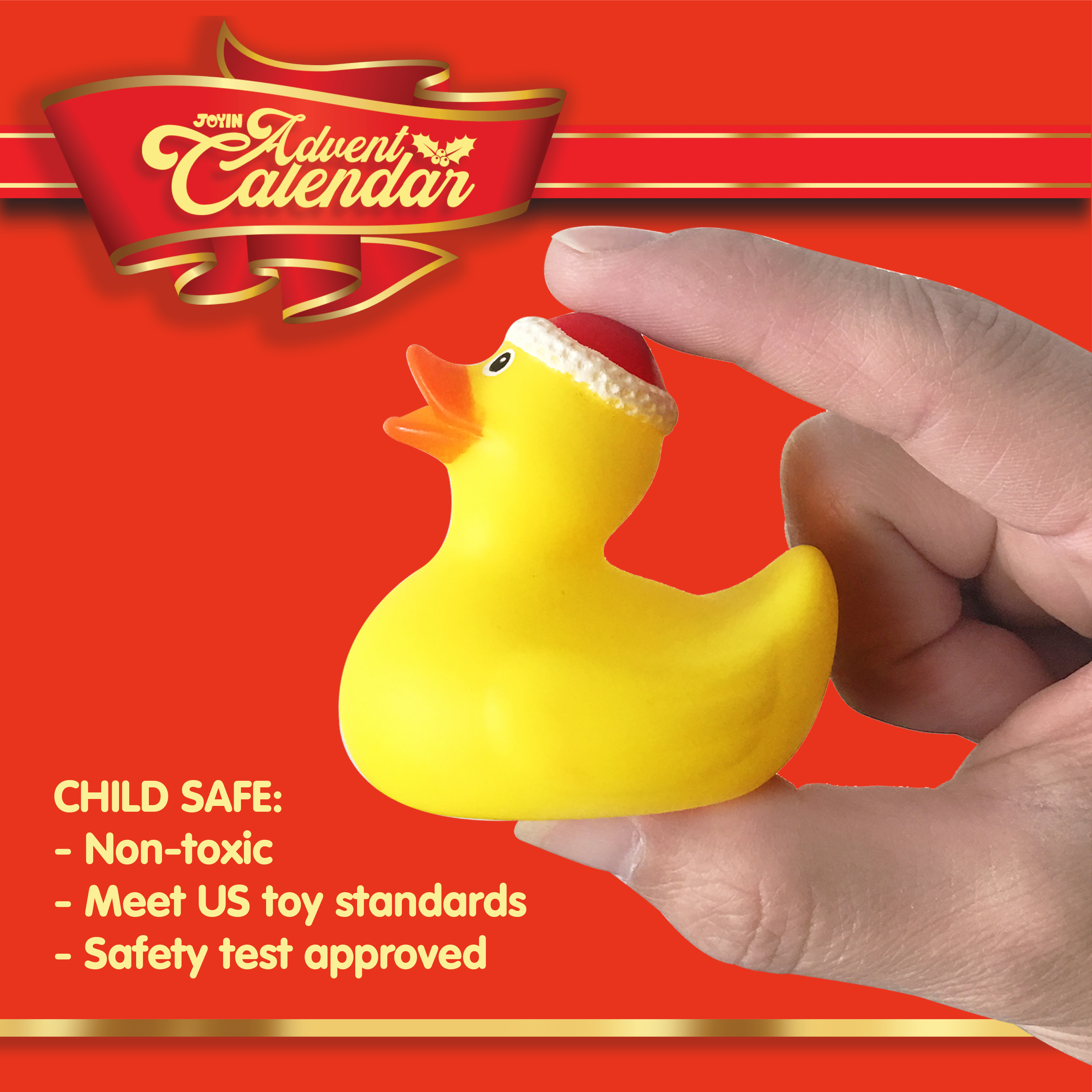 Joyfy Christmas Advent Calendar Rubber Ducks, 24-Pack photo 7