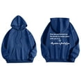 thumbnail image 2 of Rbaofujie Chandails à Capuche pour Filles Femme Mode Imprimé Col Rond Manches Longues T-Shirt à Capuche Hauts Blouse Marine Mignons Chandails, 2 of 4
