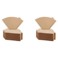 thumbnail image 1 of 400Pcs Coffee Filter Natural Unbleached Coffee Filters Cone Paper Disposable Coffee Filters for pour Over and Drip, 1 of 7