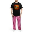 thumbnail image 5 of CafePress - A Piano Is Flying Out Of A Book. Pajamas - Men's Dark Loose Fit Cotton Pajama Set, 5 of 7