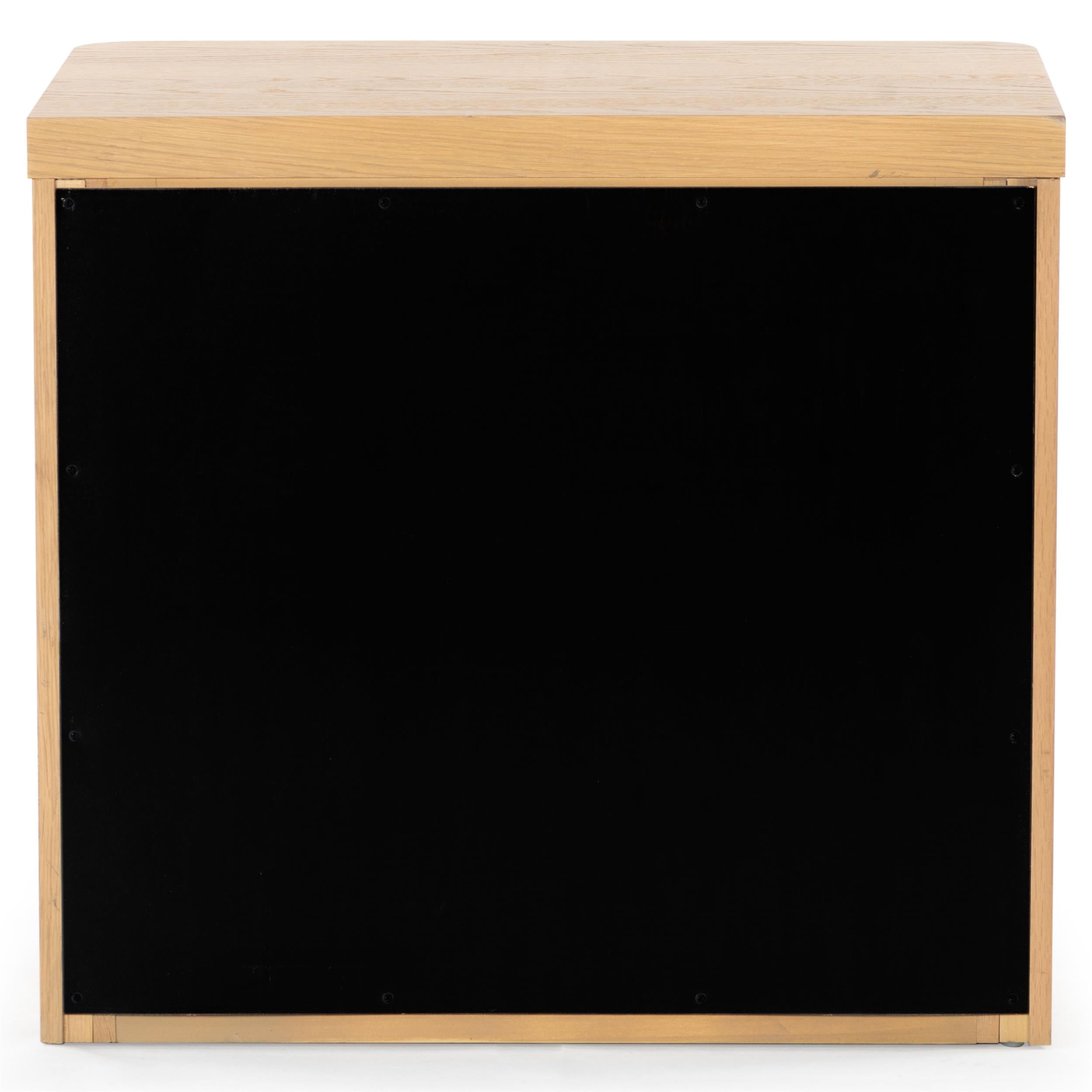 Safavieh Raylie 1 Drawer Solid Wood Nightstand in Natural