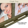 thumbnail image 3 of Excello Global Products Barndoor Rustic Wood Collage Picture Frame with 2 Magnetic Chalkboard Door - Holds 4x6 and 5x7 photos - EGP-HD-0413, 3 of 7