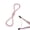 Pink, variant on Resistance Bands Figure 8 Exercise Bands for Full-Body Workouts – 15 LB Suitable for Shoulder, Back, and Arm Exercises