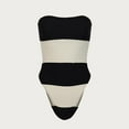 thumbnail image 6 of Sexy Stripe Strapless One Piece Swimsuit 2025 New Swimwear Women Swimsuit Bathing Suit Beachwear Monokini Female Swimming Suits Large, 6 of 8