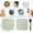 Green, variant on 2026 New Arrival 1 Pack Square Silicone Lick Mat with Suction Cups for Dogs & Cats, Slow Feeder Pad Relieves Anxiety & Boredom, Treat Mat for Peanut Butter Yogurt for Bath Grooming Training