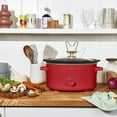 thumbnail image 4 of Beautiful 8 Qt Manual Slow Cooker, Tomato Red by Drew Barrymore, 4 of 7