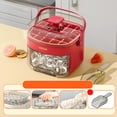 thumbnail image 5 of HIBIBUD Portable Countertop Ice Maker Machine - With Handle&Basket,48 Ice Cubes (White&Red),for Home/Kitchen/Camping/RV, 5 of 7