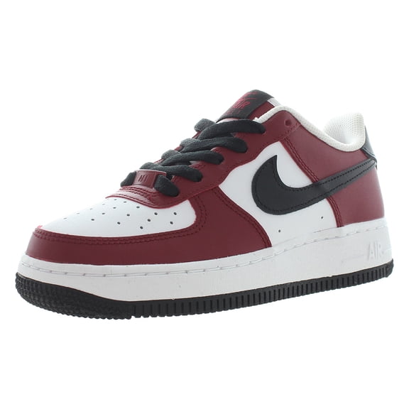 Nike Air Force 1 LV8 1 GS Girls Shoes Size 4, Color: Team Red/Black/White