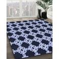 thumbnail image 2 of Ahgly Company Indoor Round Patterned Night Blue Area Rugs, 6' Round, 2 of 6