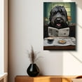 thumbnail image 4 of Black Russian Terrier Dog Canvas Canvas Prints with Your Photos Wall Art for Home Decoration - Memorial Gift for Pet Lovers Dog Moms, 4 of 6