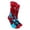 Vermilion, variant on Superhero Spider Crew Socks Novelty Breathable Cotton Blend Footwear Apparel for Halloween Cosplay Theme Party Daily Wear