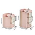 thumbnail image 5 of Clear Acrylic Makeup Display Case Rotating Space-Saving Versatile Desktop Organiser Modern Bathroom Countertop, 5 of 5