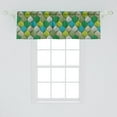 thumbnail image 2 of Ambesonne Abstract Window Valance, Gradient Nature Tone Forms, 54" X 18", Multicolor, 2 of 3