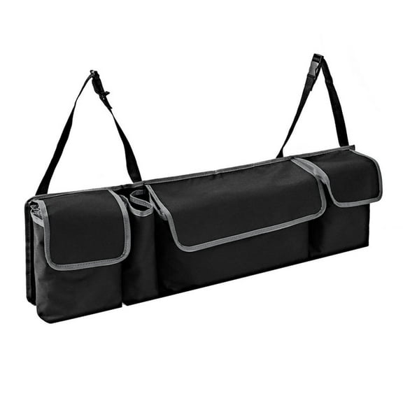 NSESSHome Deluxe Car Backseat Trunk Organizers, Car Trunk Tidy Storage Bags with Lids For