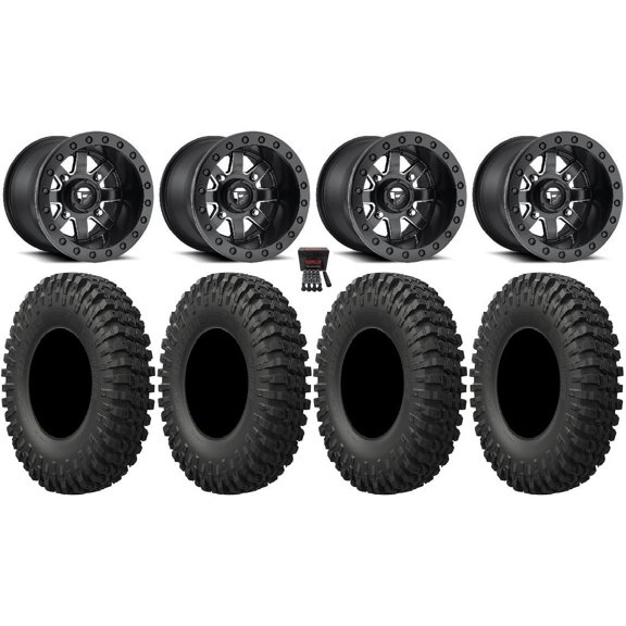 Fuel Maverick Beadlock 15" (4 3) Wheels 37" MotoCrusher Tires Polaris RZR XP 1000 / PRO XP / Ranger XP 900/1000