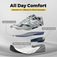 thumbnail image 3 of FitVille Men's Wide Walking Shoes With Arch Support for Flat Feet Heel Pain Relief Plantar Fasciitis - Rebound NEO V6, 3 of 6