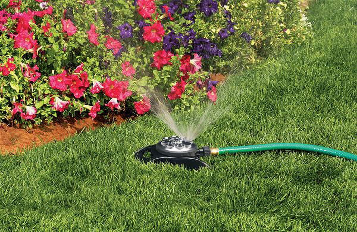 Orbit 8 Pattern Hose Yard Watering Lawn Sprinkler - Water Garden & Plants- 91472