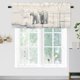thumbnail image 2 of Cenefas de cortina opacas con diseño de oso polar blanco grande sobre hielo en la Antártida del Norte, para sala de estar, dormitorio, baño, decoración, 54 x 18 pulgadas (2 unidades), 2 of 5